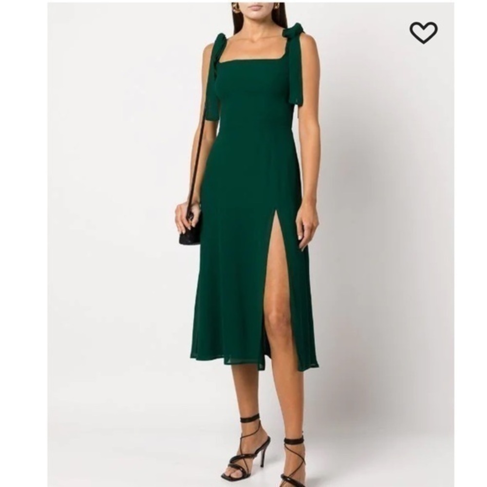 💚NWOT Reformation Twilight Dress Emerald